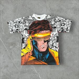 Cyclops RARE X-Men Marvel Comics AOP All Over Print Size XL T-Shirt Double Sided